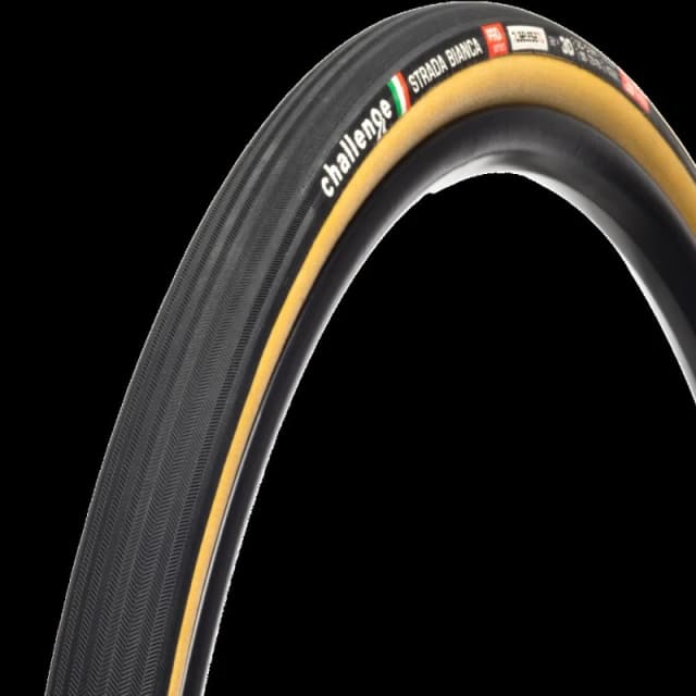 Challenge Strada Bianca Handmade PRO Tubular All Road Tyre Black/Tan unisex 700c X30mm