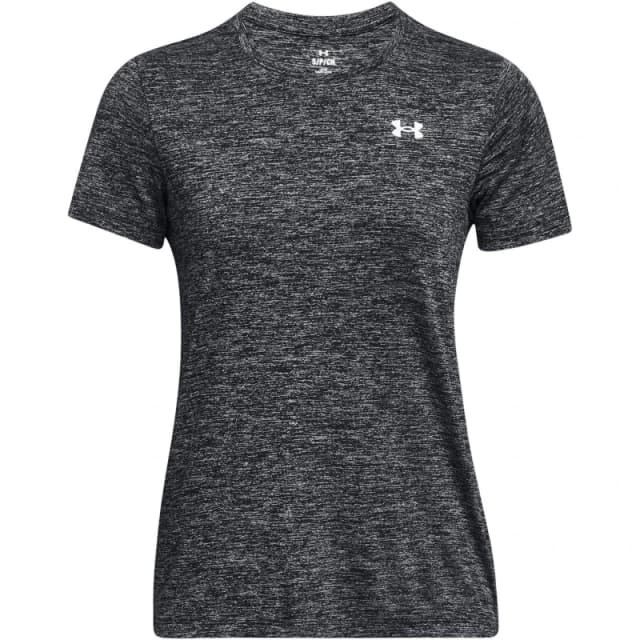 Under Armour Womens Tech Twist Short Sleeve V Neck T Shirt M- Bust 36 - 38' Black White 1384230-001-M
