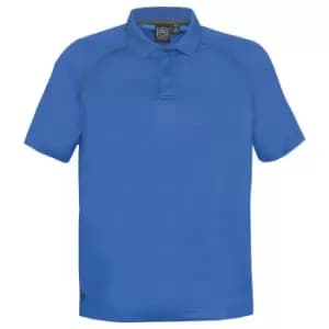 Stormtech Mens Tritium Performance Polo (S) (Azure/Carbon)