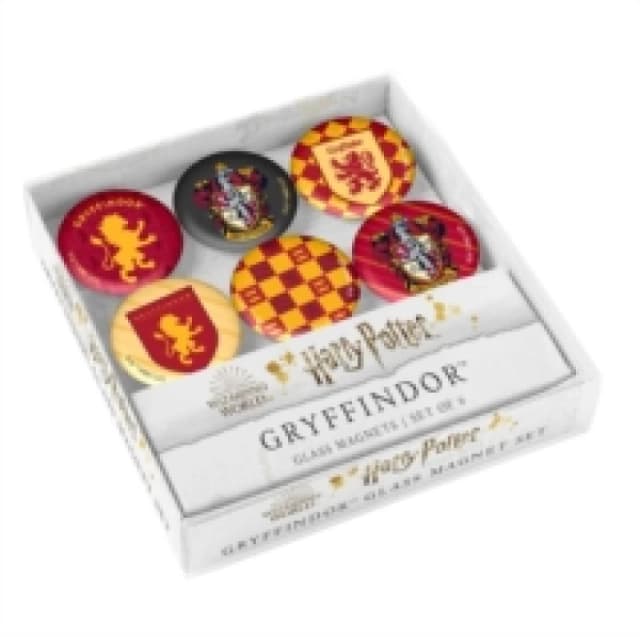 Harry Potter: Gryffindor Glass Magnet Set : Set of 6 Other printed item