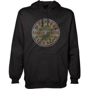 The Beatles - Sgt Pepper Unisex Large Pullover Hoodie - Black