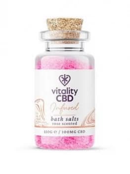Vitality CBD Bath Salts 100mg 110g, Multi, Women
