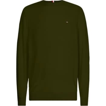 Tommy Hilfiger Pima Cotton Crew Neck - Olivewood GYY