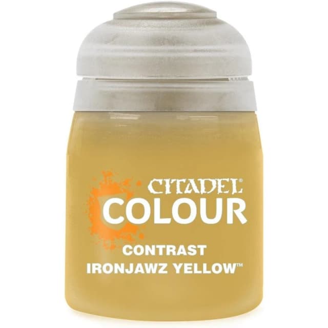 Citadel Games Workshop Colour Contrast: Ironjawz Yellow (18ml) Paint Multi