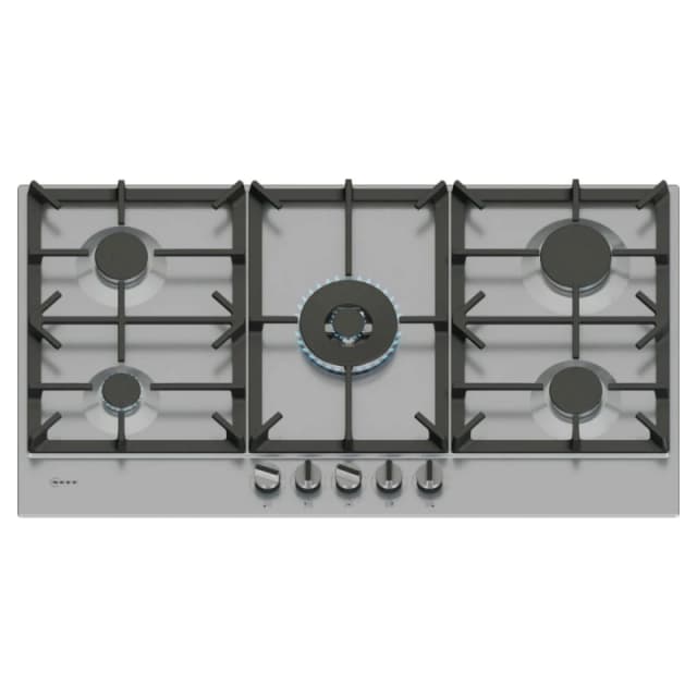NEFF N70 T29CIR8N0 92cm Gas Hob - Stainless Steel