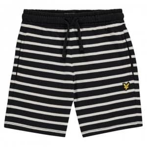 Lyle and Scott Stripe Sweat Shorts - Navy Blazer