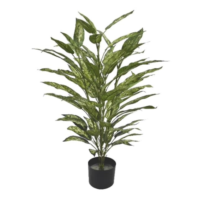 N/A 80cm Fire Retardant Aglaonema Bush with 72 Leaves