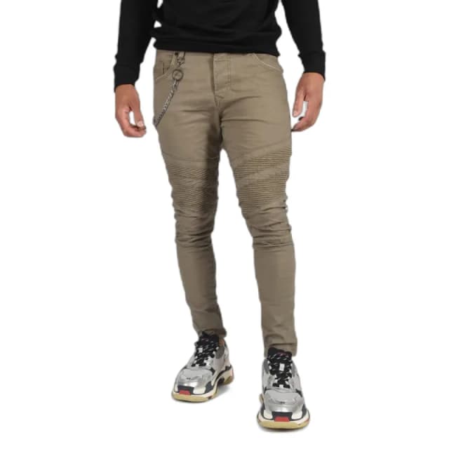 Project X Paris Skinny biker jeans Project X Paris Beige Male 28
