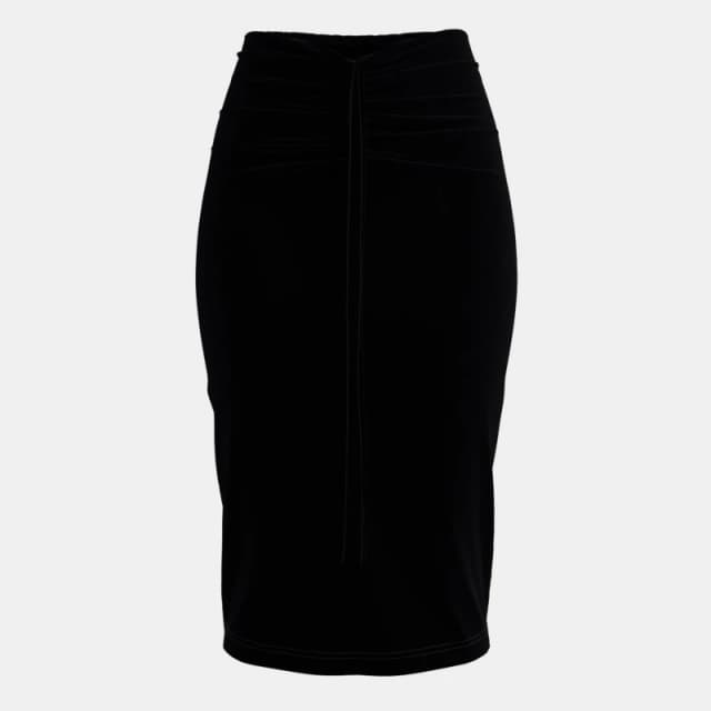 Hugo Womens Nykonos Midi Skirt Black 001 female 8 (S)