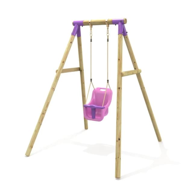 OutdoorToys Single Swing Set - Pluto Purple Purple Unisex