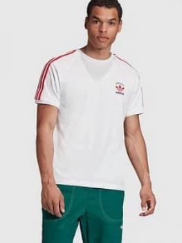 Adidas Originals 3-Stripes England T-Shirt - White