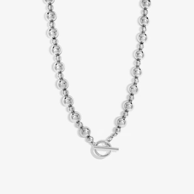 Mood Mood Silver Polished Orb Necklace Silver