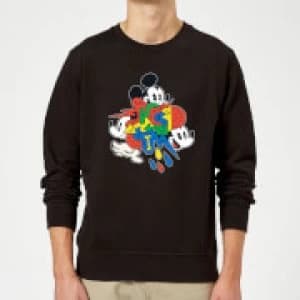 Disney Mickey Mouse Vintage Arrows Sweatshirt - Black