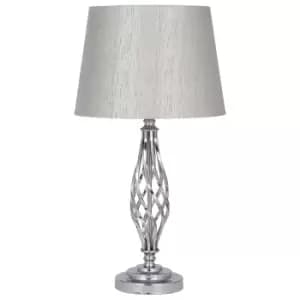 Pacific Lifestyle Jenna Table Lamp, Nickel