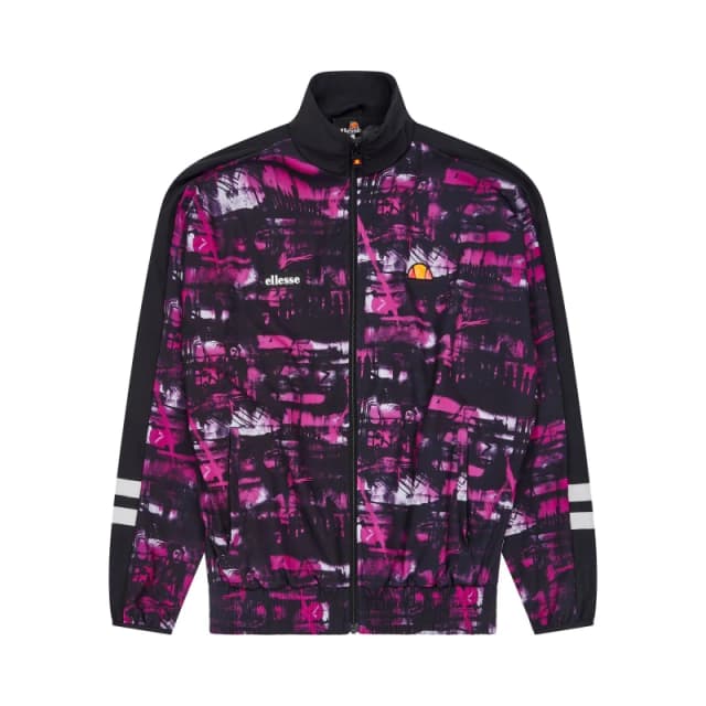 Ellesse Womens Boulevard T Tech Fleece Tracksuit Top All Over Print female 6 (2XS)