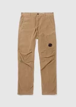 C.P. Company Mens Corduroy Cargos In Cumin
