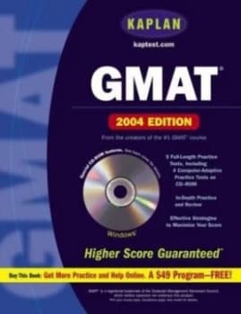 Gmat 2004 with Cd-Rom by Kaplan Interactive Paperback