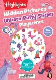 Unicorn Puffy Sticker Playscenes