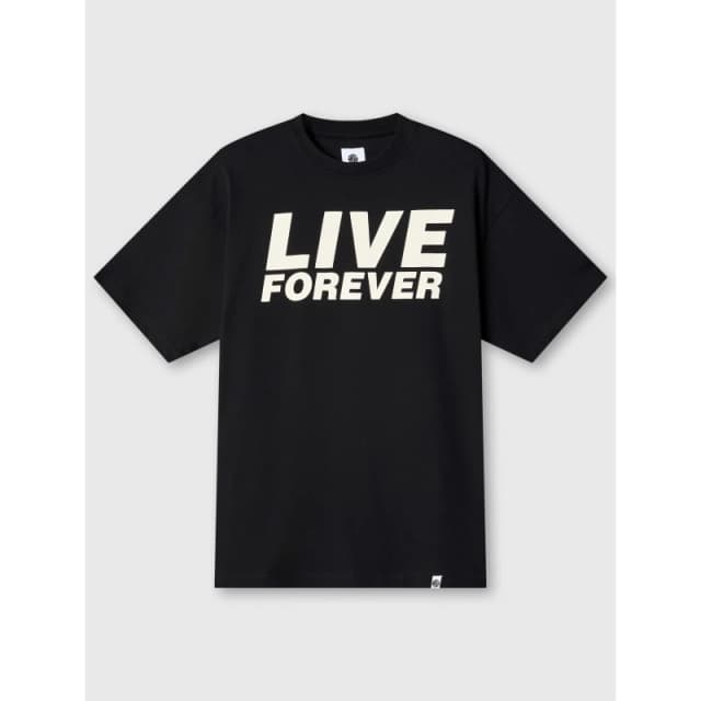 Pretty Green Mens PG Live Forever Tour Regular Fit T-Shirt Black male Medium