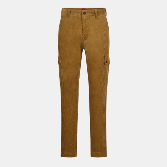 Hugo Mens Cargo Trousers Pastel Brown male 30W R