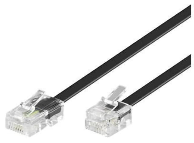 Microconnect MPK451S telephone cable 1m Black