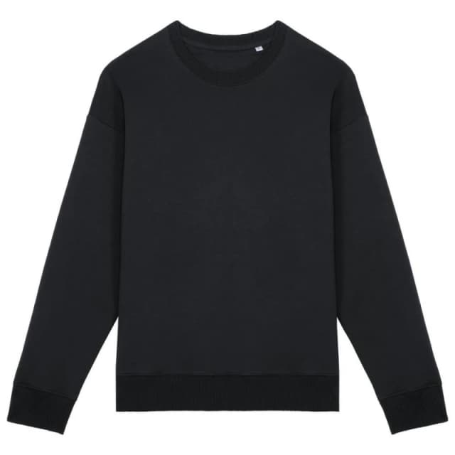 Native Spirit Mens Oversized Sweatshirt in Black Size: XS Black Male XS