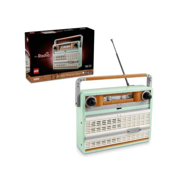 LEGO LEGO Icons Retro Radio Building Set for Adults 10334
