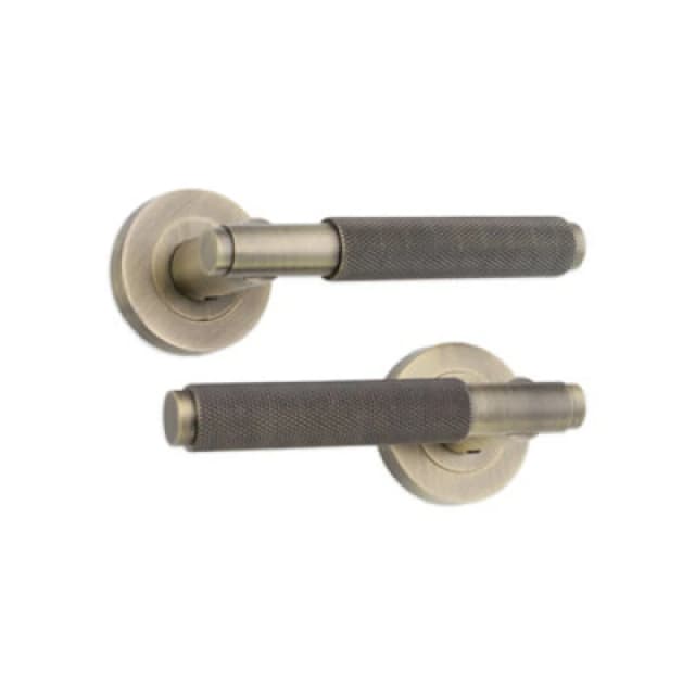 Spira Brass Connaught Lever On Rose Matt Antique