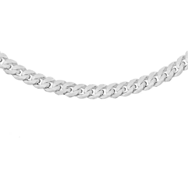 Be You Sterling Silver Panza Curb Chain Sterling Silver unisex 20inch