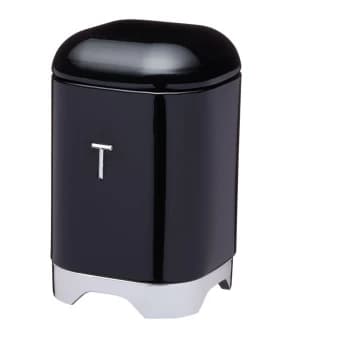 Kitchen Craft Lovello Tea Tin Black