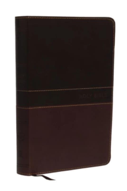 NKJV, Deluxe Gift Bible, Leathersoft, Tan, Red Letter, Comfort Print : Holy Bible, New King James Version Leather / fine binding
