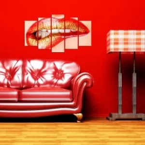 5MX-49 Multicolor Decorative MDF Painting (5 Pieces)