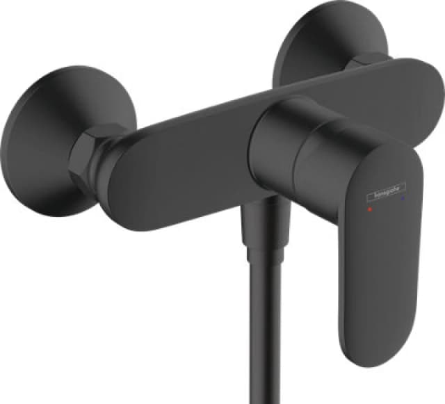 Hansgrohe Vernis Blend Thermostatic Exposed Mixer Shower Valve Matt Black Modern - Hansgrohe 71640670
