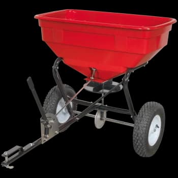 Sealey Tow Behind Feed, Grass and Salt Broadcast Spreader 57Kg