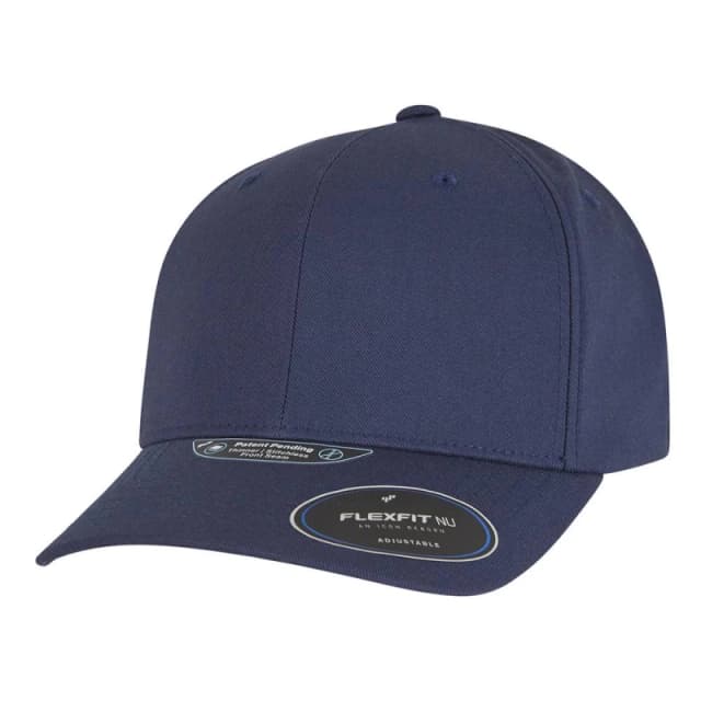 Flexfit Mens NU Snapback Baseball Cap in Navy Navy Male One Size
