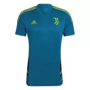 adidas Juventus Condivo 22 Training Jersey Mens - Black
