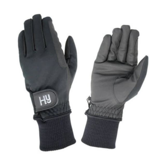 Hy5 Adults Ultra Warm Softshell Gloves Black (Xs)