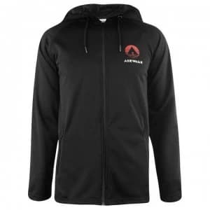 Airwalk Mens Classic Polyester Tracksuit Top - Black