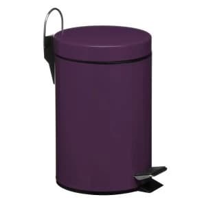 Premier Housewares 3L Pedal Bin - Purple