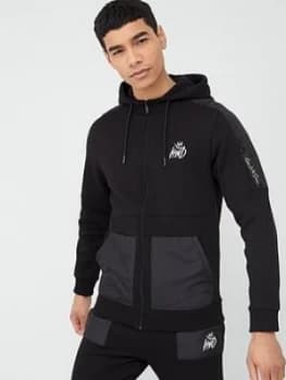 Kings Will Dream Brent Zip Through Hoodie - Black