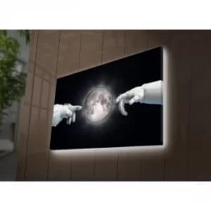 NASA-004 Multicolor Decorative LED Lighted Canvas Painting