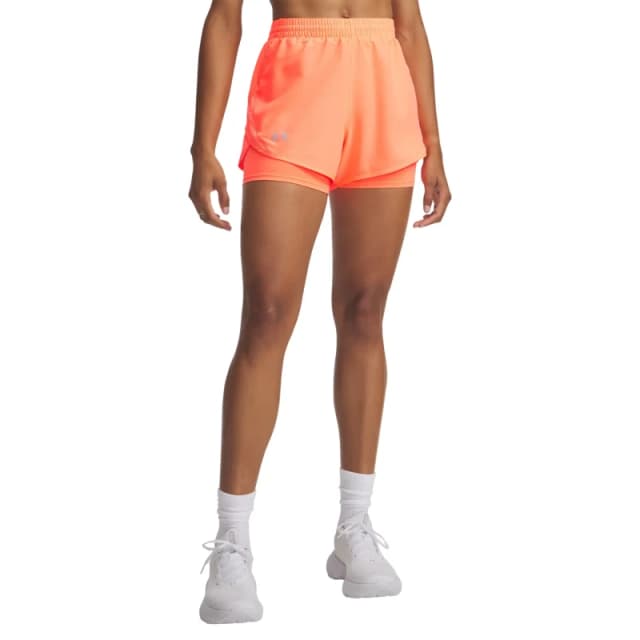 Womens 2-in-1 shorts Under Armour Fly-By Multicolore Female S