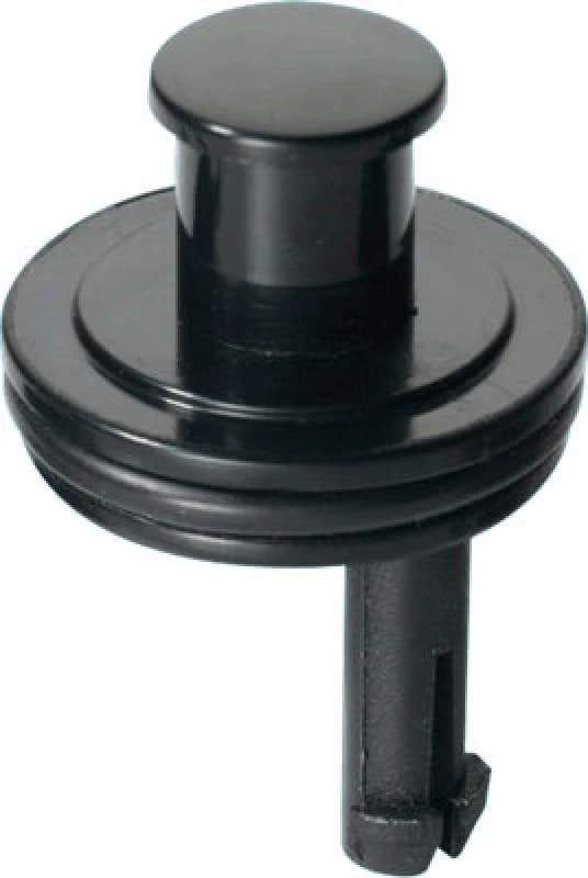 Mcalpine Bp1-Cap Black Plastic Captive Plug - 1.5" Diameter (For 1.25" Waste)
