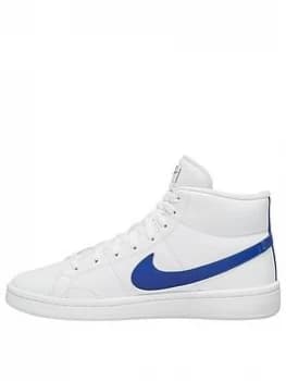 Nike Court Royale 2 Mid - White/Blue, Size 8, Men
