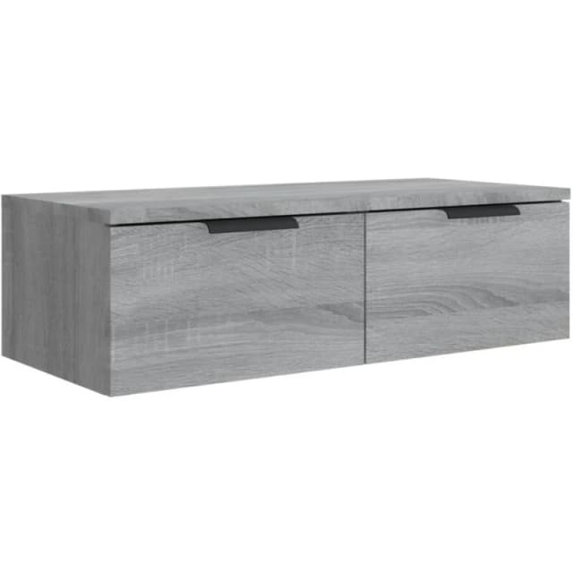 Vidaxl Wall Cabinet Grey Sonoma 68X30X20 Cm Engineered Wood, Grey 817094