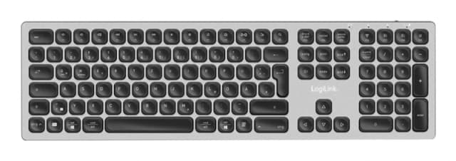 LogiLink ID0213 keyboard Home/Office RF Wireless + Bluetooth QWERTZ Ge