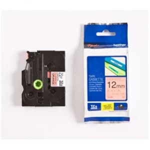 Brother TZE-B31 P-touch Black on Fluorescent Orange Laminated Tape 12mm x 5m