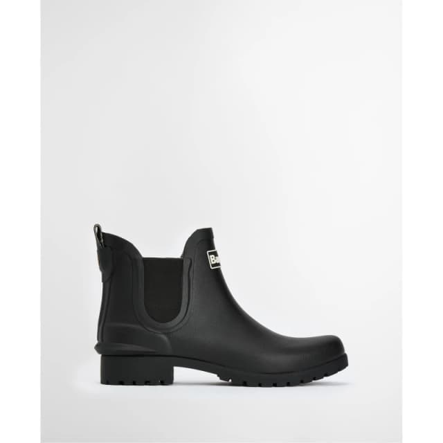 Barbour Womens Wilton Chelsea Welly Wellington Boots - Black - UK 7 Black female PS4296BLK7