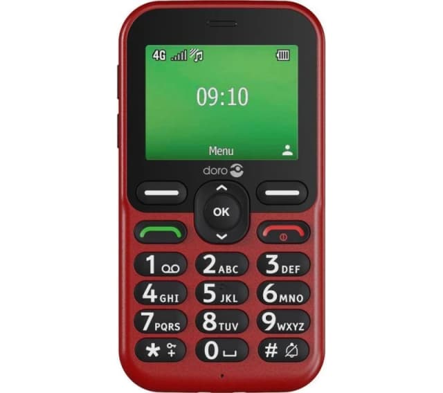 DORO Leva E10 - Red, Red 7322460089894