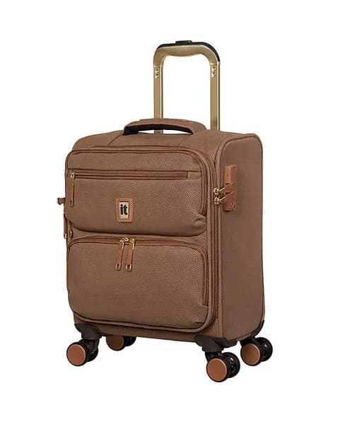 IT Luggage Enduring Underseat Tan Suitcase
